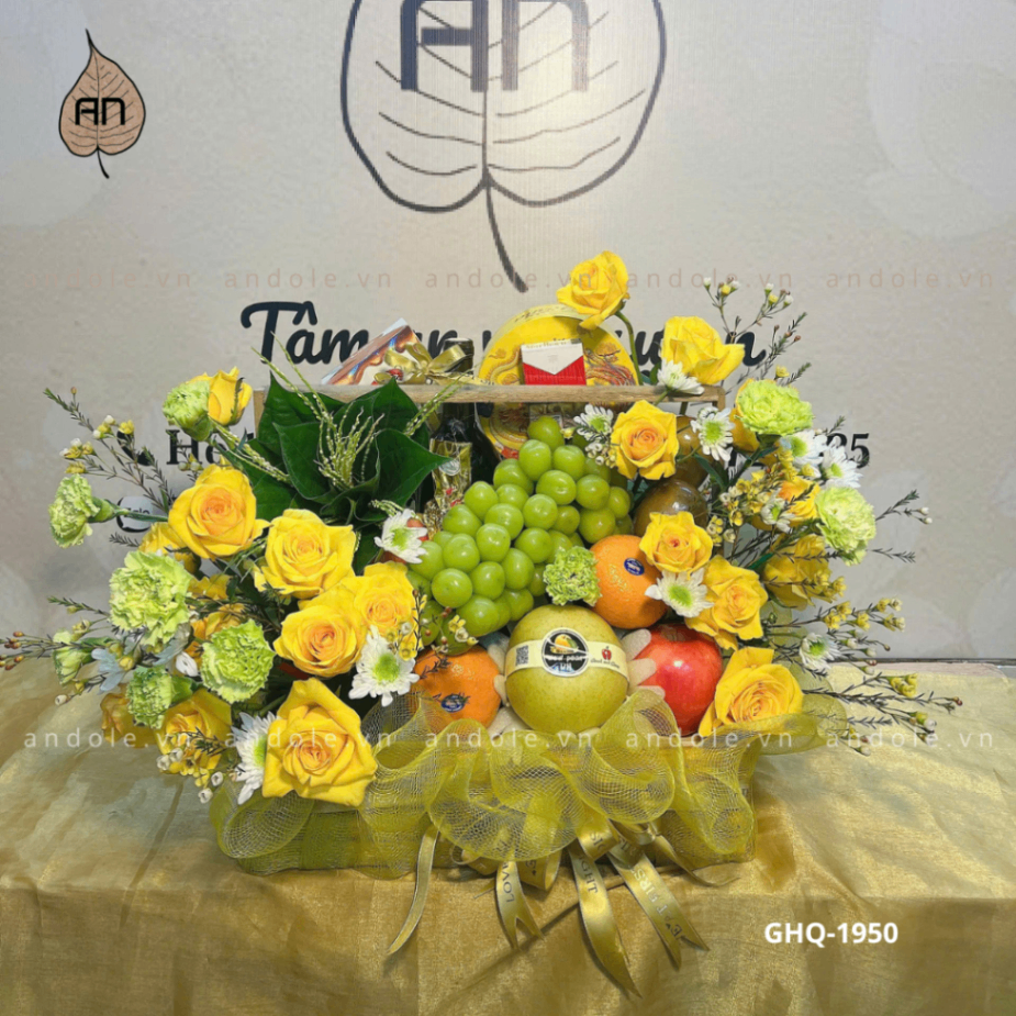 Giỏ Hoa Quả Mẫu 59