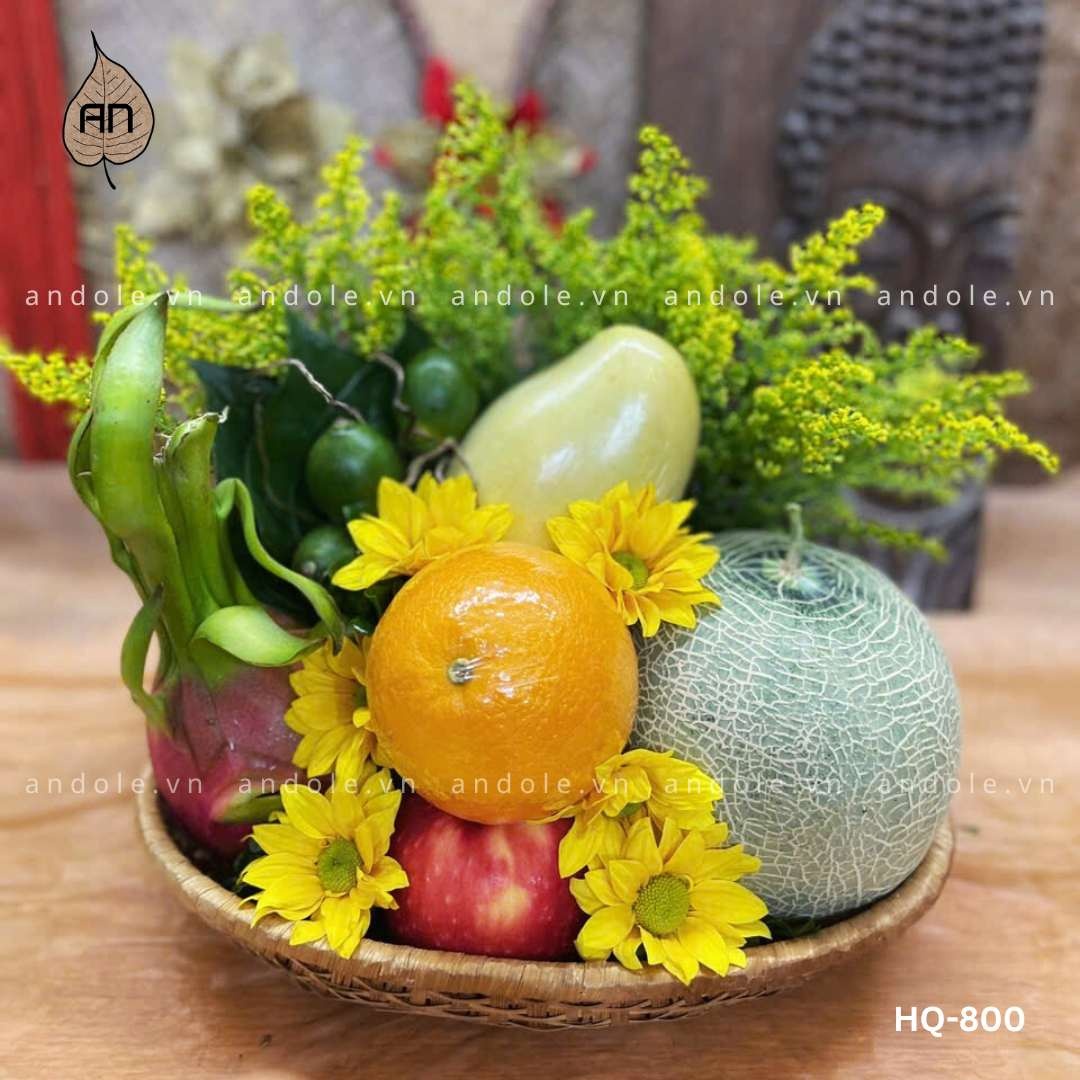 Mẹt Hoa Quả Size 25cm - Mẫu 148