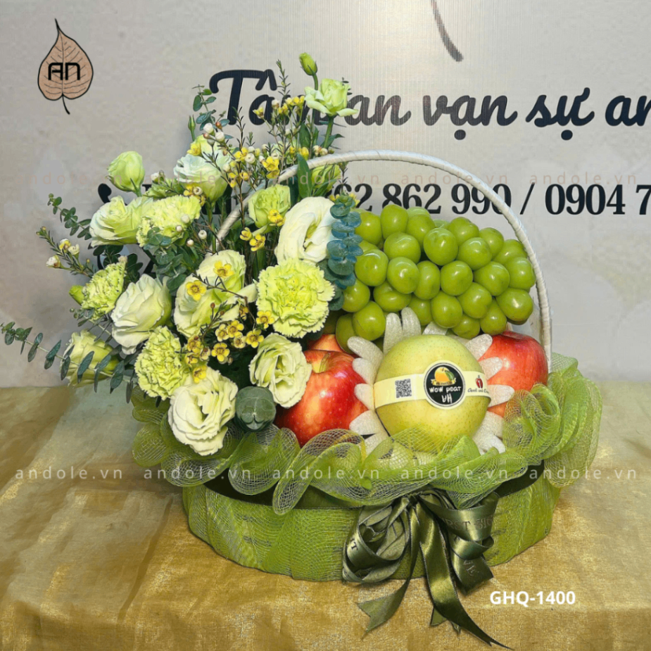 Giỏ Hoa Quả Mẫu 62
