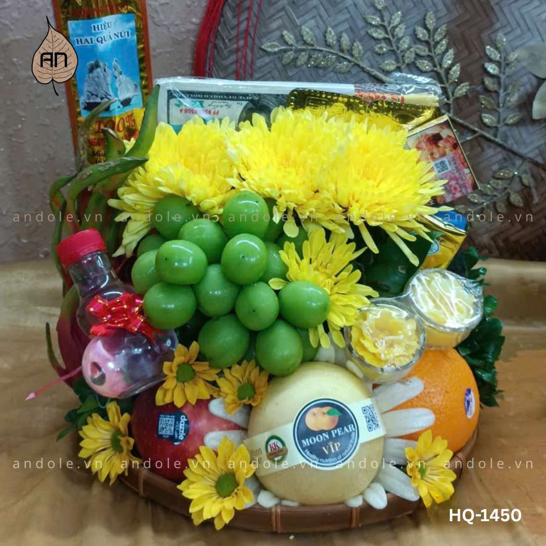 Mẹt Hoa Quả Size 30cm - Mẫu 134