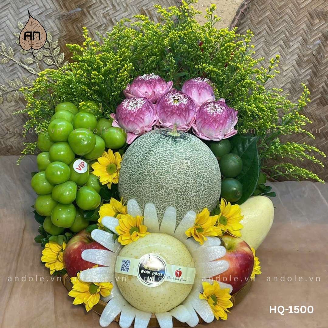 Mẹt Hoa Quả Size 30cm - Mẫu 132