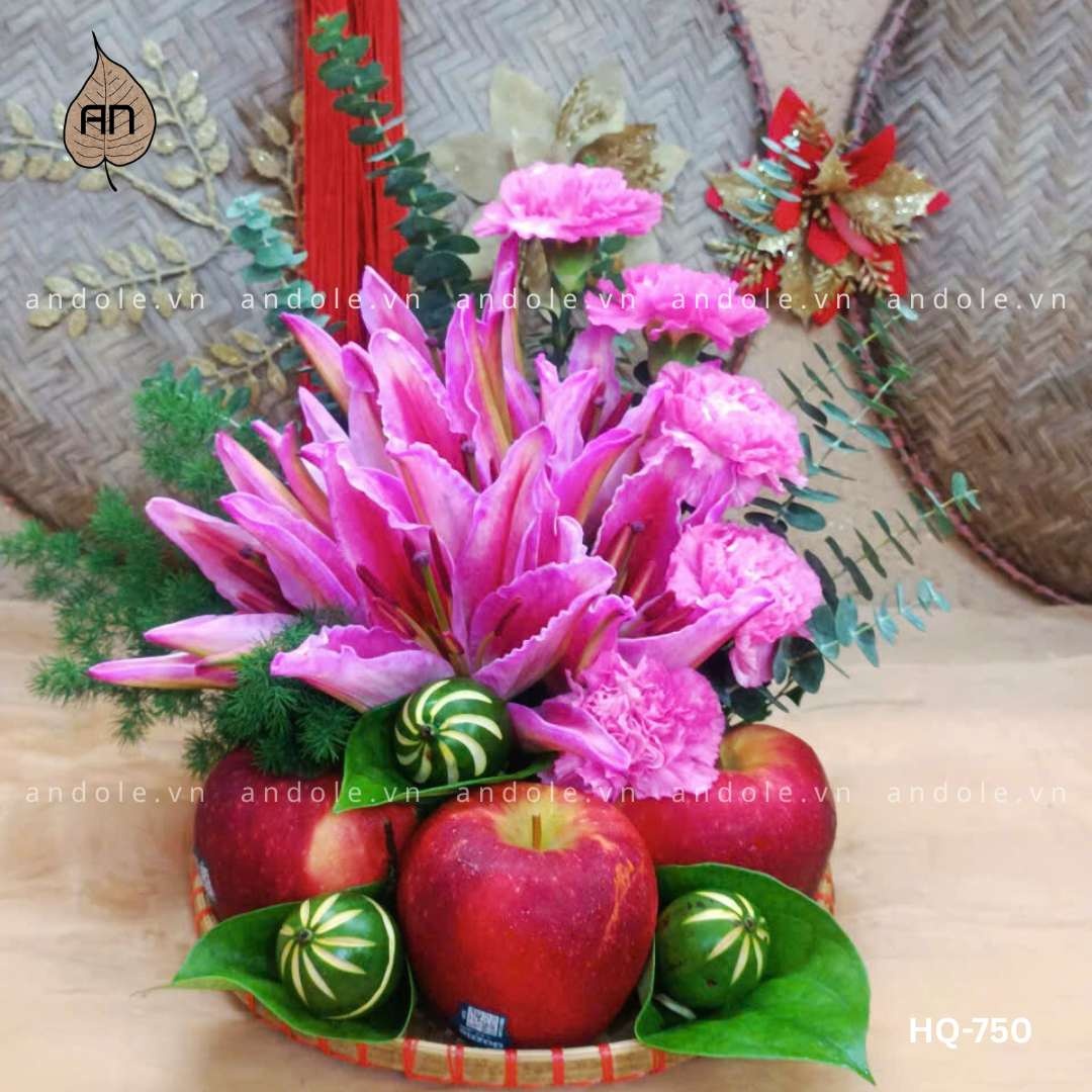 Mẹt Hoa Quả Size 25cm - Mẫu 146