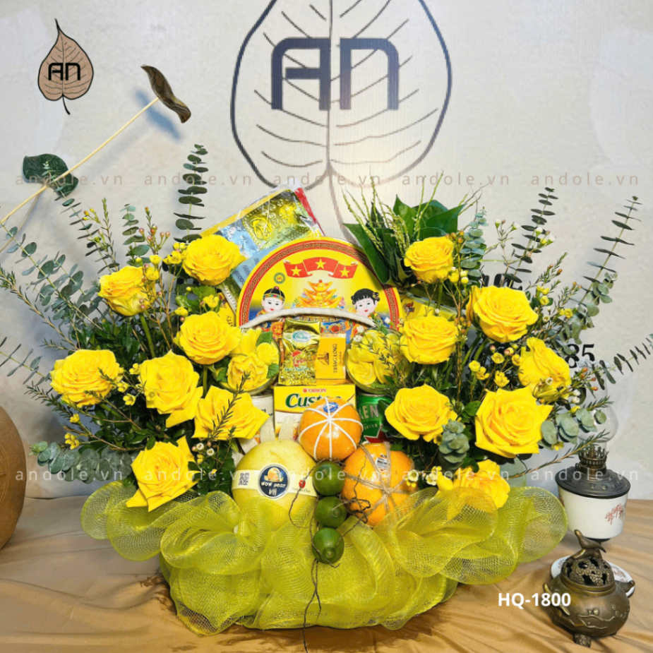 Giỏ Hoa Quả Mẫu 53