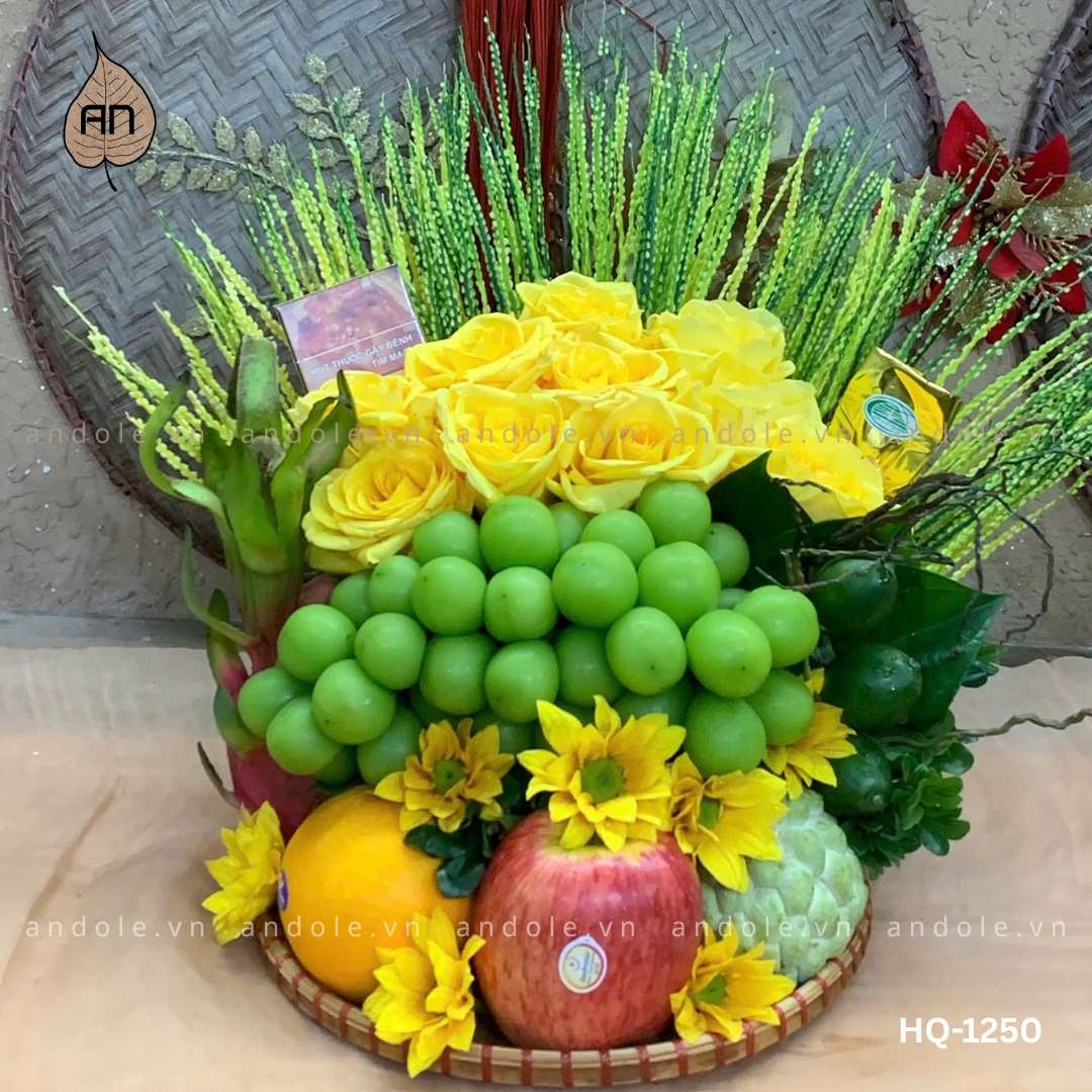 Mẹt Hoa Quả Size 25cm - Mẫu 152