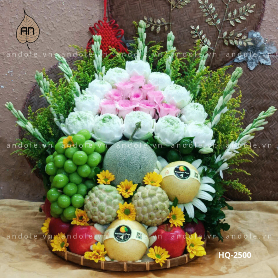 Mâm Hoa Quả Size 40cm - Mẫu 65
