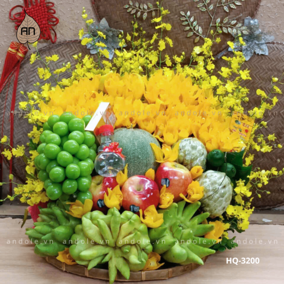 Mâm Hoa Quả Size 40cm - Mẫu 63
