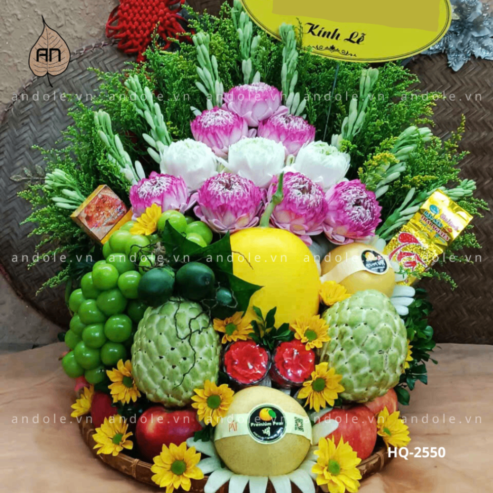 Mâm Hoa Quả Size 40cm - Mẫu 67