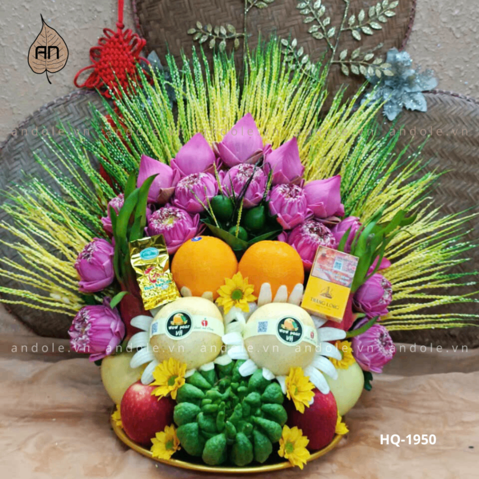 Mâm Hoa Quả Size 35cm - Mẫu 87