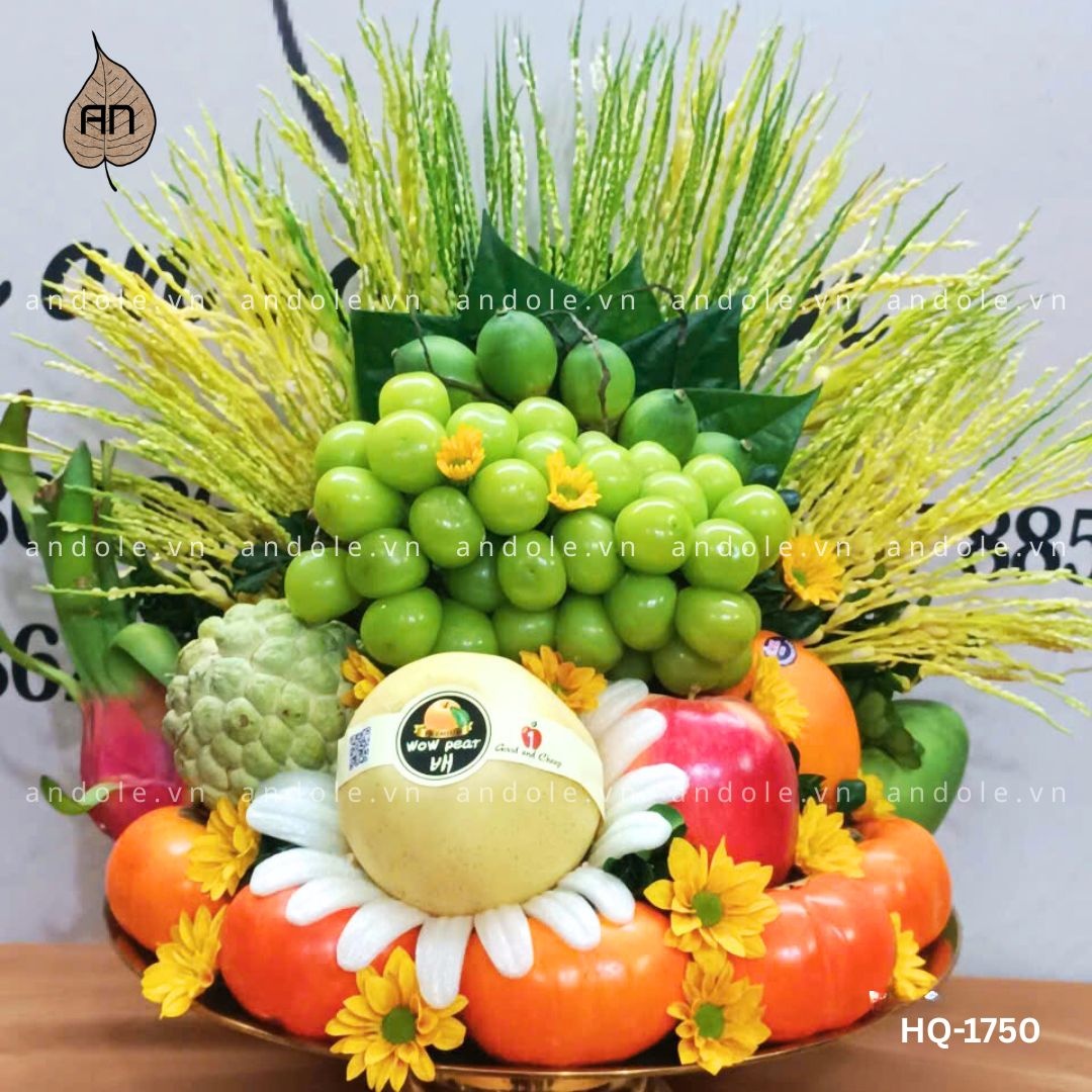 Mâm Hoa Quả Size 35cm - Mẫu 83