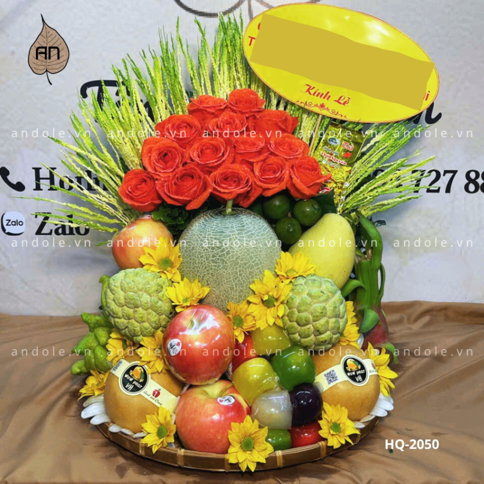 Mâm Hoa Quả Size 35cm - Mẫu 81
