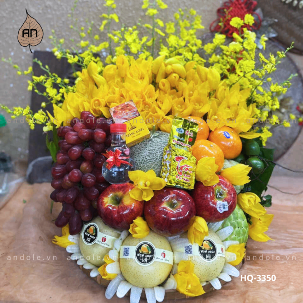Mâm Hoa Quả Size 40cm - Mẫu 59