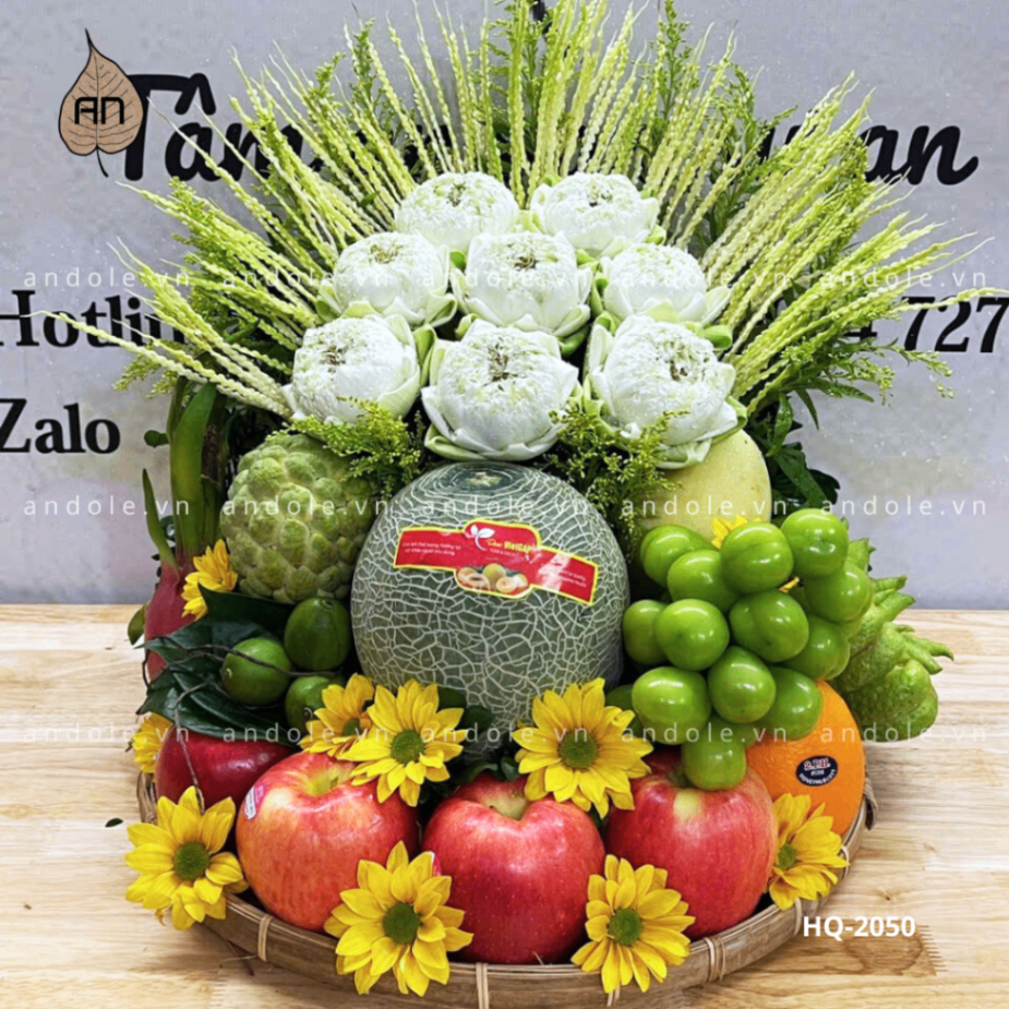 Mâm Hoa Quả Size 35cm - Mẫu 78