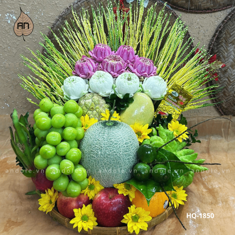 Mâm Hoa Quả Size 35cm - Mẫu 85