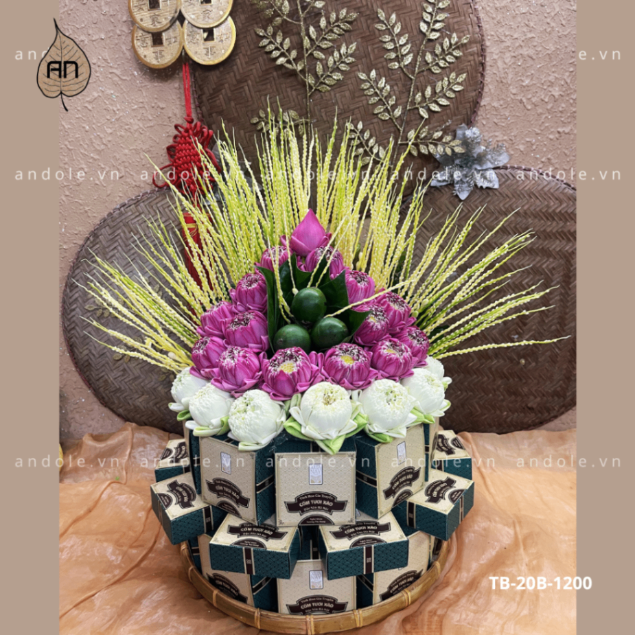 Tháp bánh cốm Quà Hà Nội - Mẫu 14