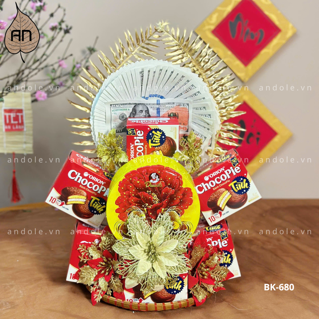 Mâm Bánh kẹo - Mẫu 33