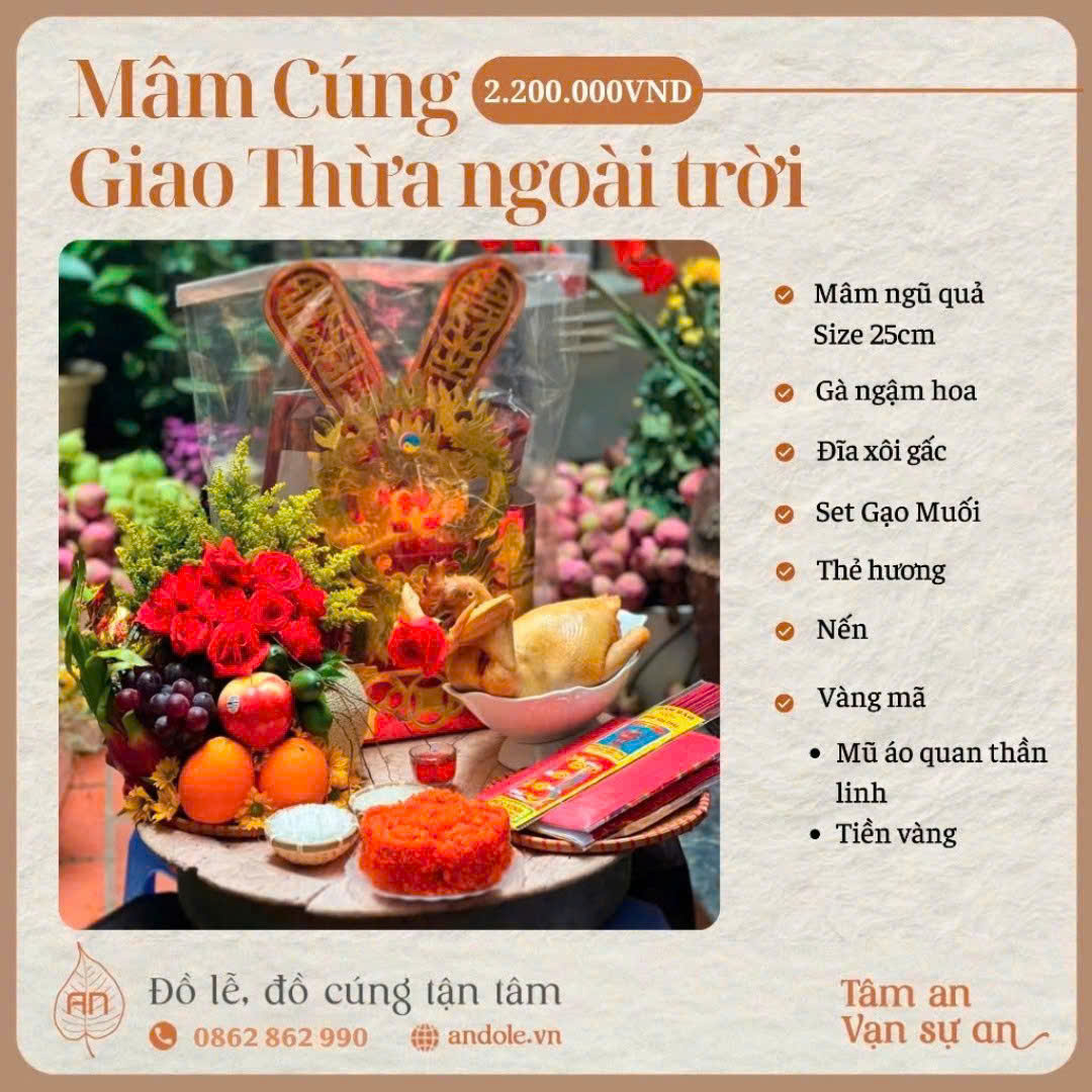 MÂM LỄ CÚNG GIAO THỪA | TINH TẾ & Ý NGHĨA
