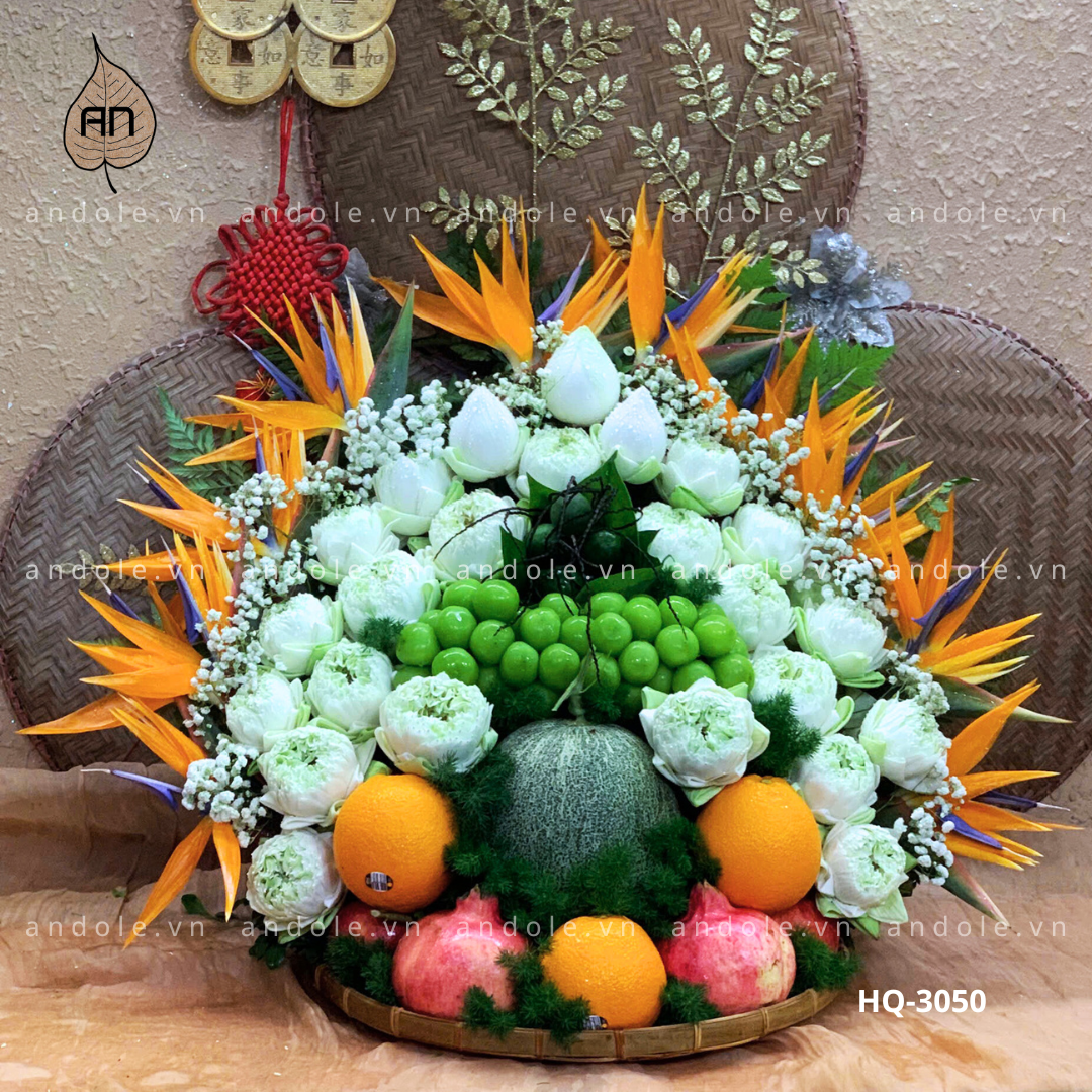 Mẹt Hoa Quả Size 45cm - Mẫu 14