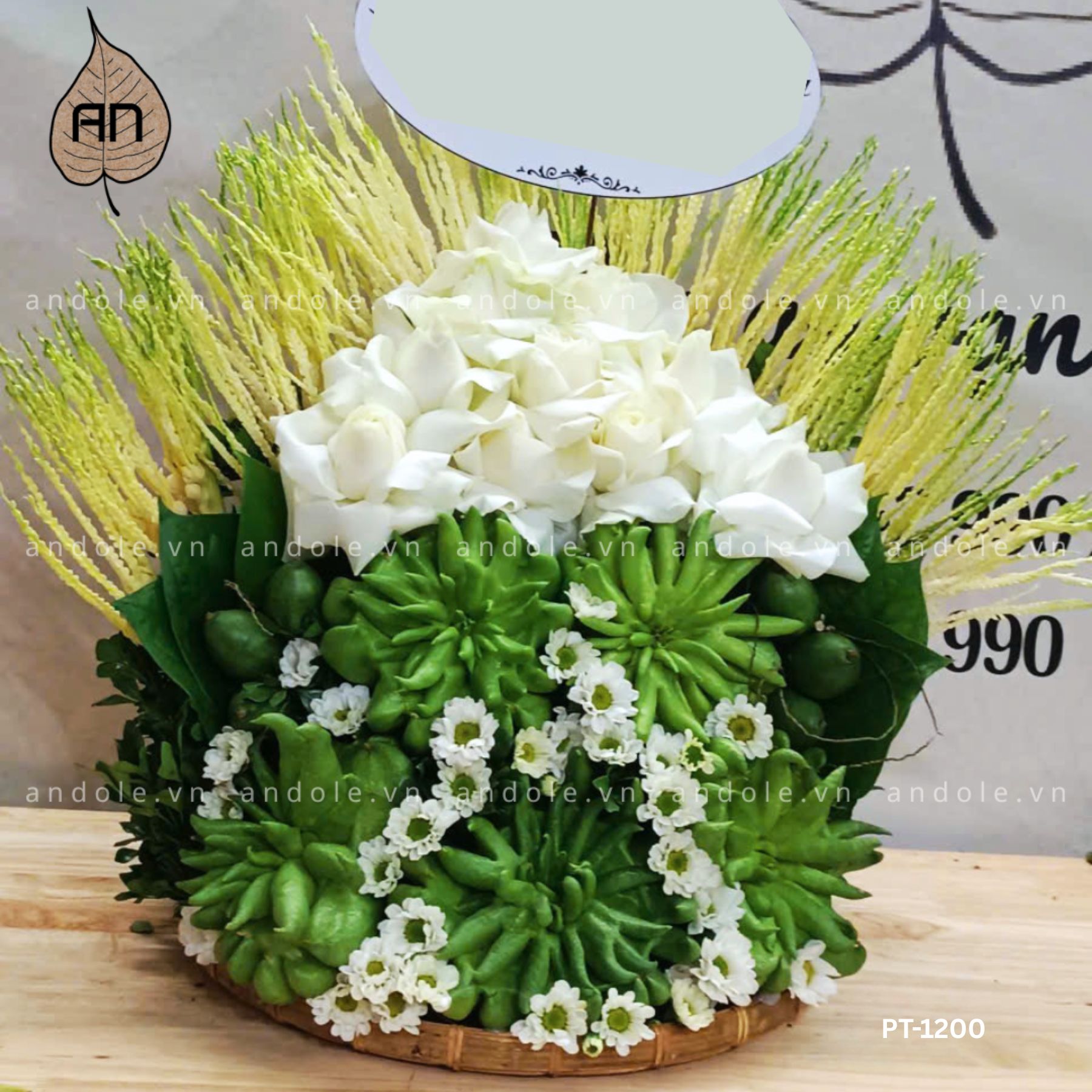 Mẹt 7 Phật Thủ Size 35cm - Mẫu 17
