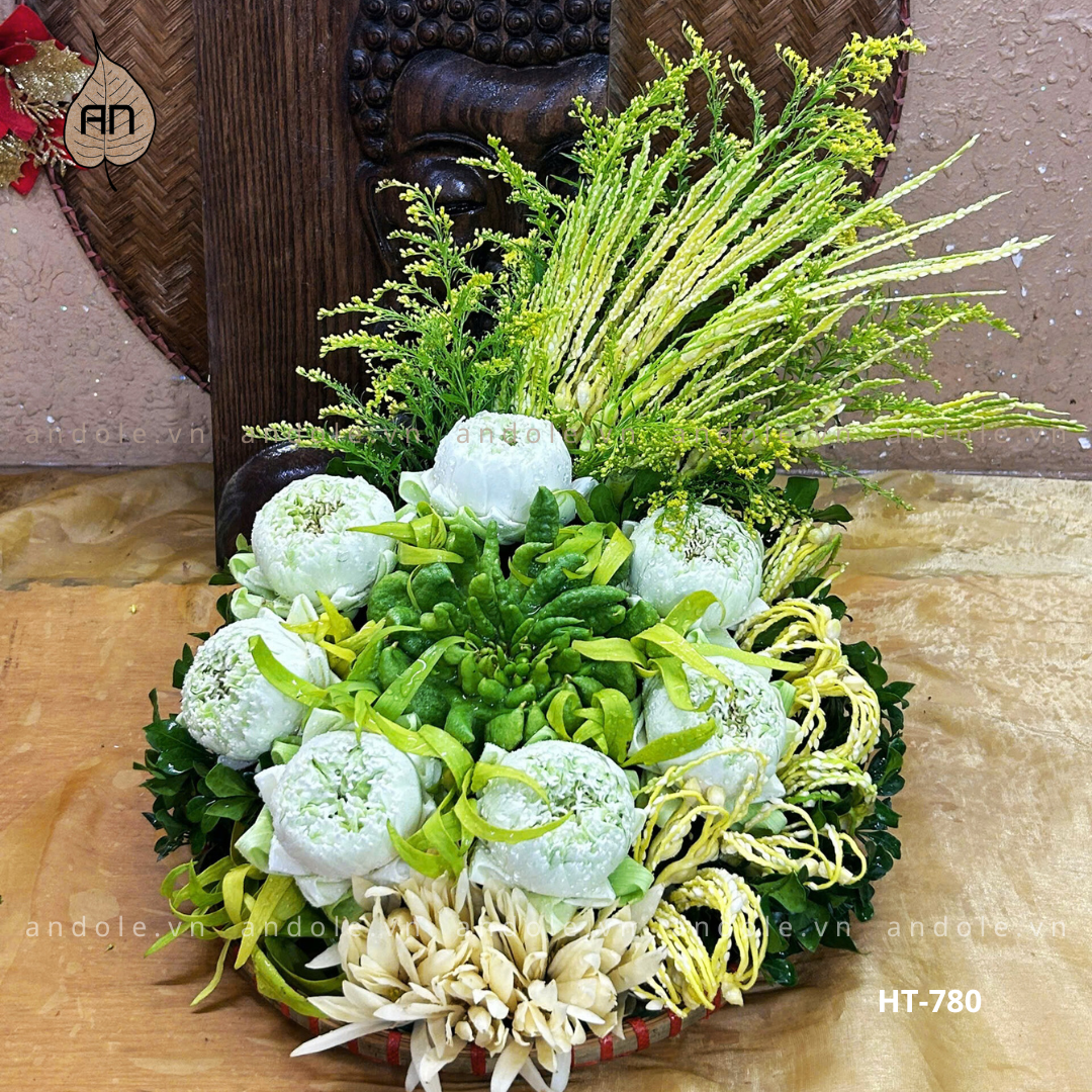 Mẹt Hoa Trầu Size 25cm Mẫu 78