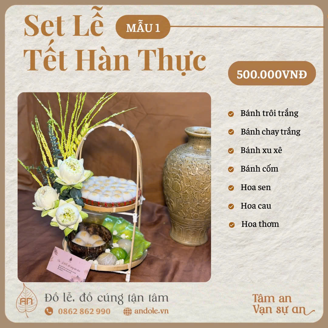 SET Tết Hàn Thực - Mẫu 1