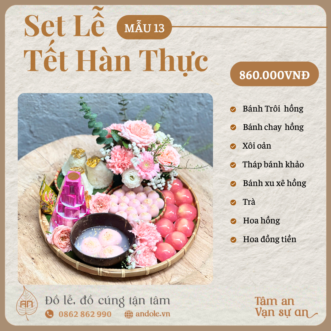 SET Tết Hàn Thực - Mẫu 13