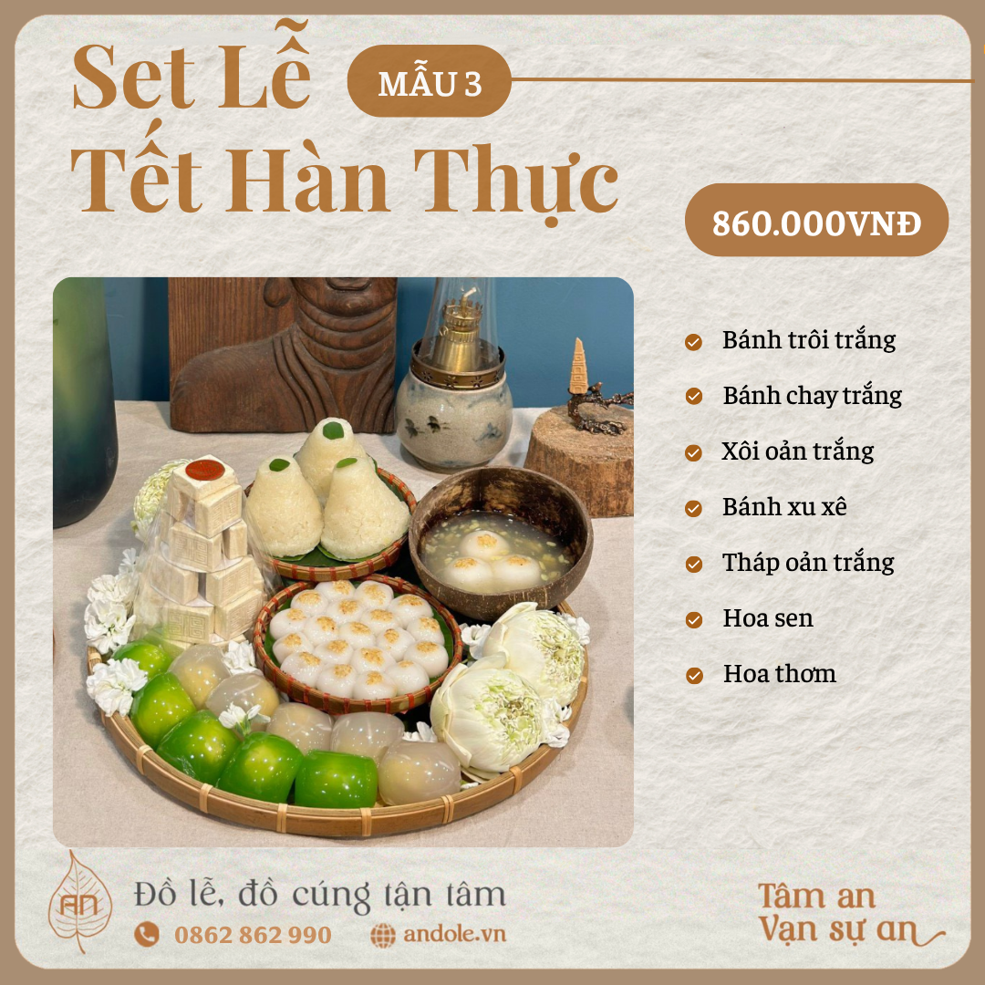 SET Tết Hàn Thực - Mẫu 3