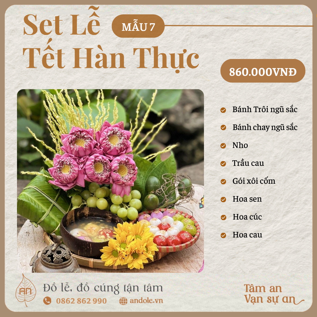 SET Tết Hàn Thực - Mẫu 7