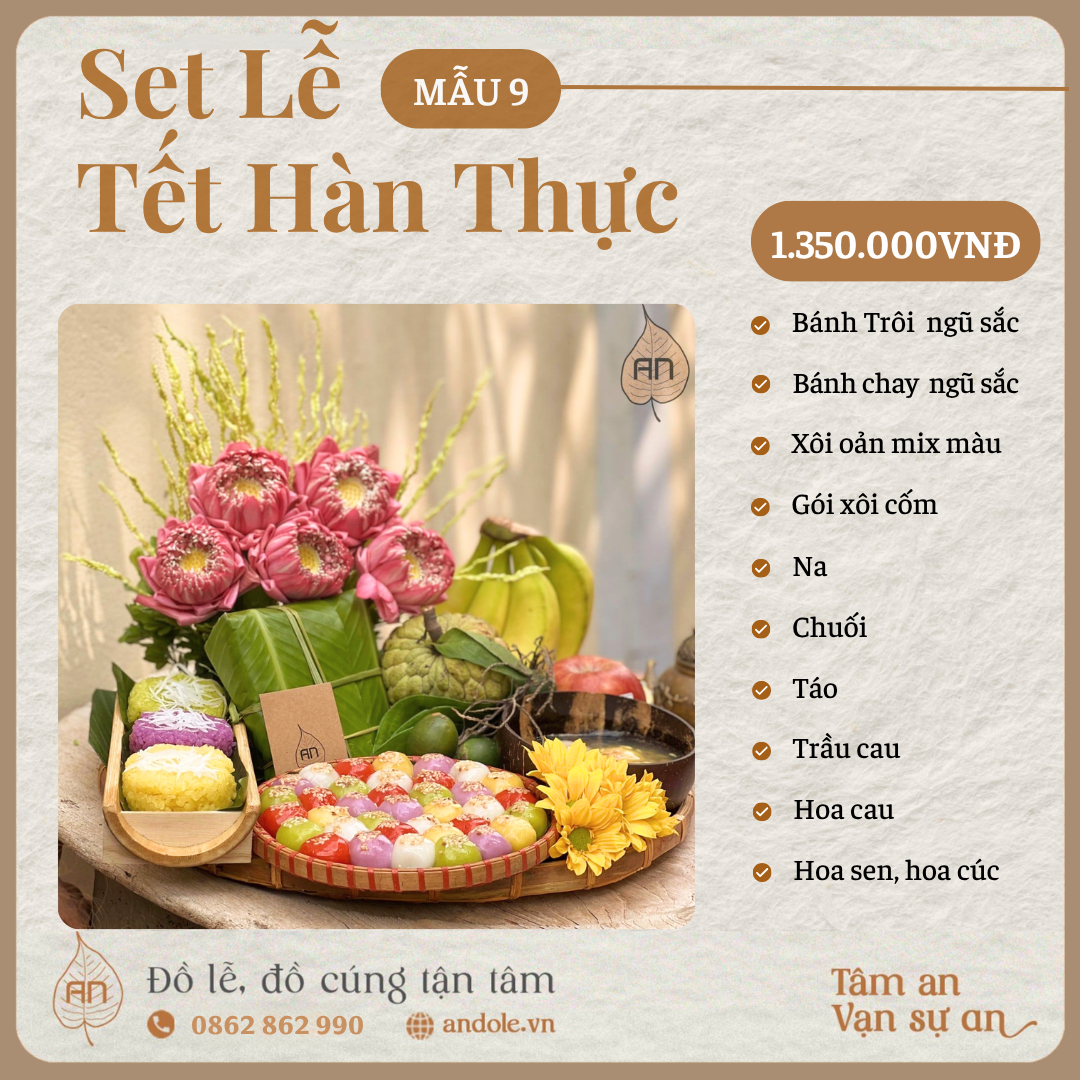SET Tết Hàn Thực - Mẫu 9