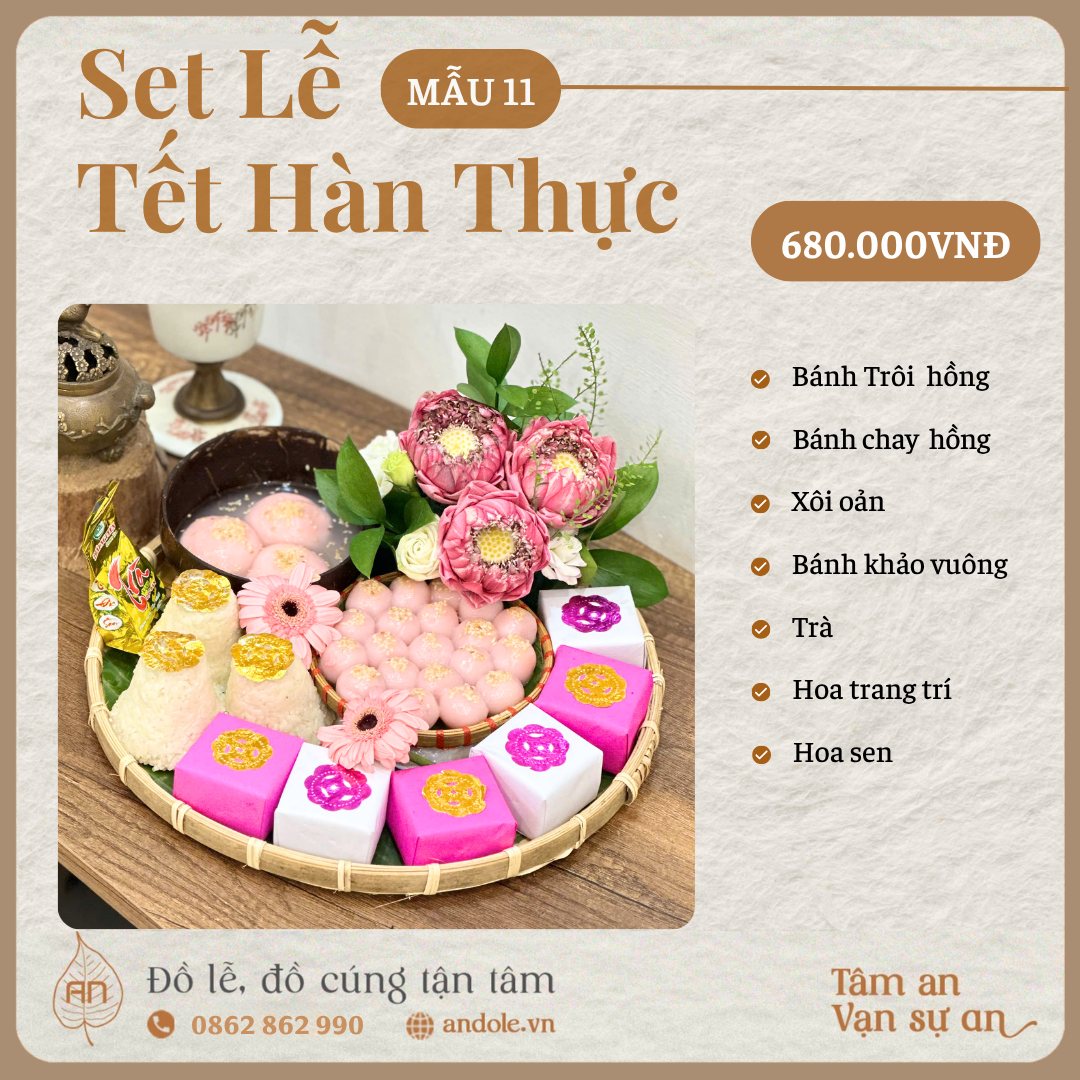 SET Tết Hàn Thực - Mẫu 11
