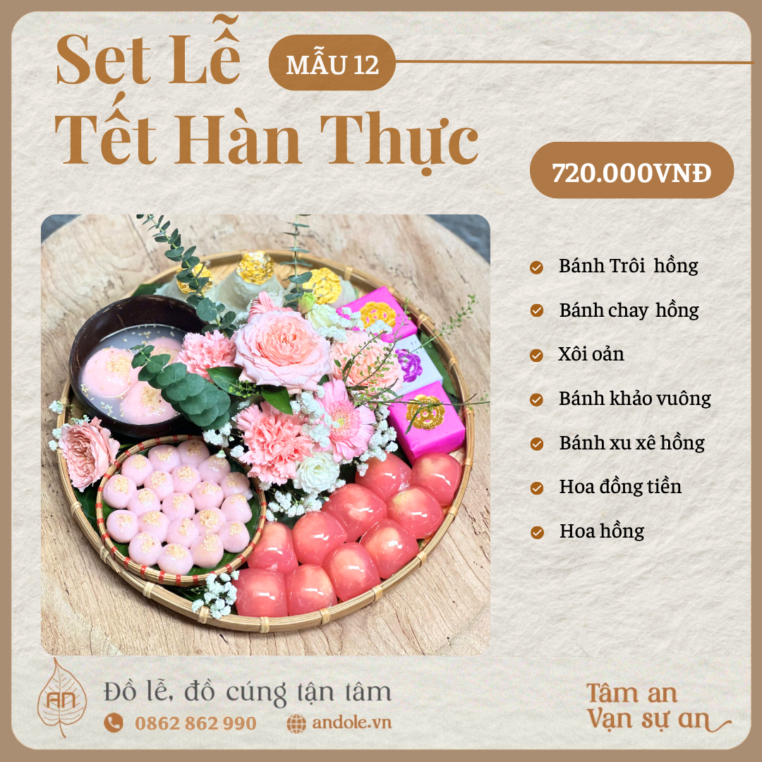 SET Tết Hàn Thực - Mẫu 12