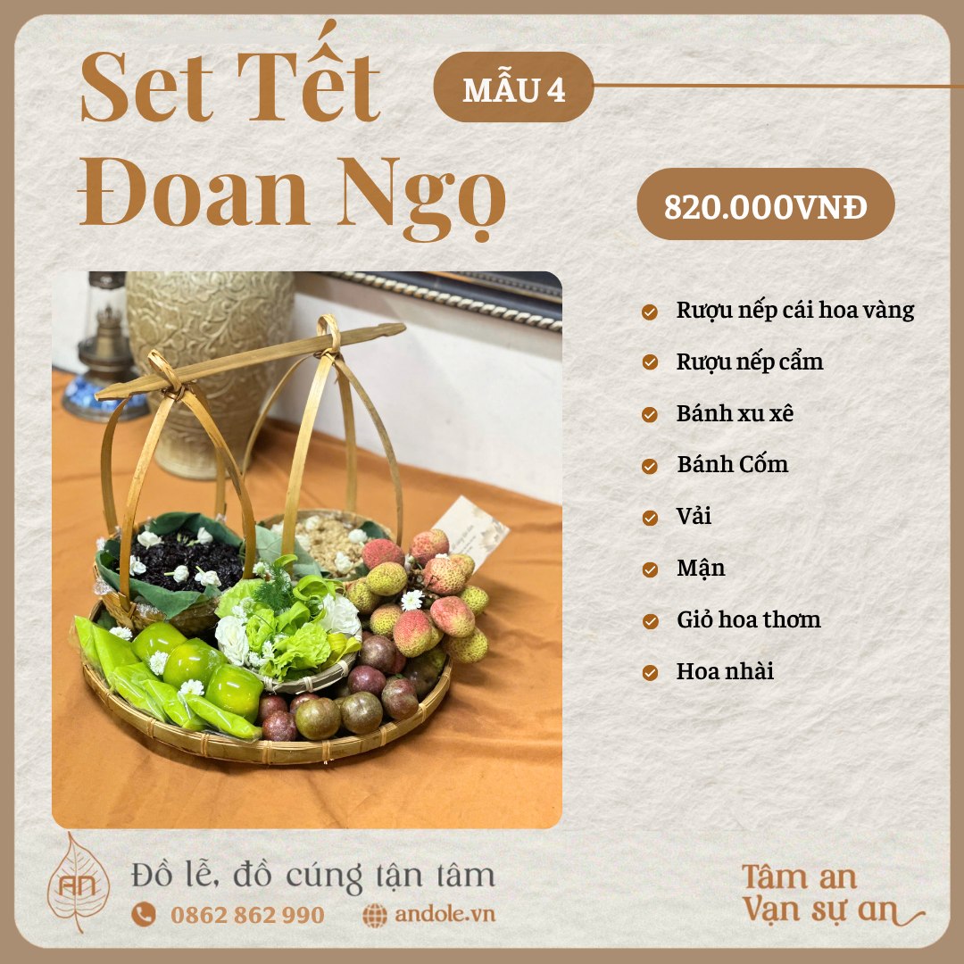 Set Tết Đoan Ngọ - Mẫu 4