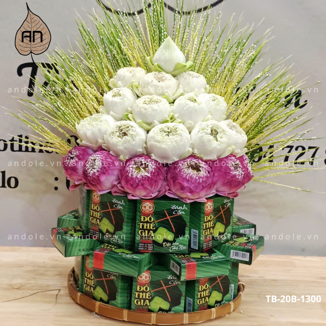 Tháp bánh cốm Quà Hà Nội - Mẫu 18