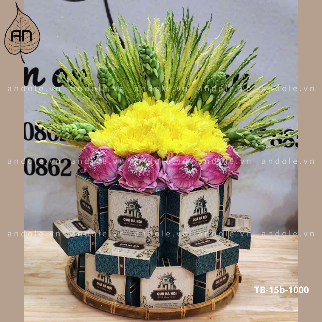 Tháp bánh cốm Quà Hà Nội - Mẫu 19