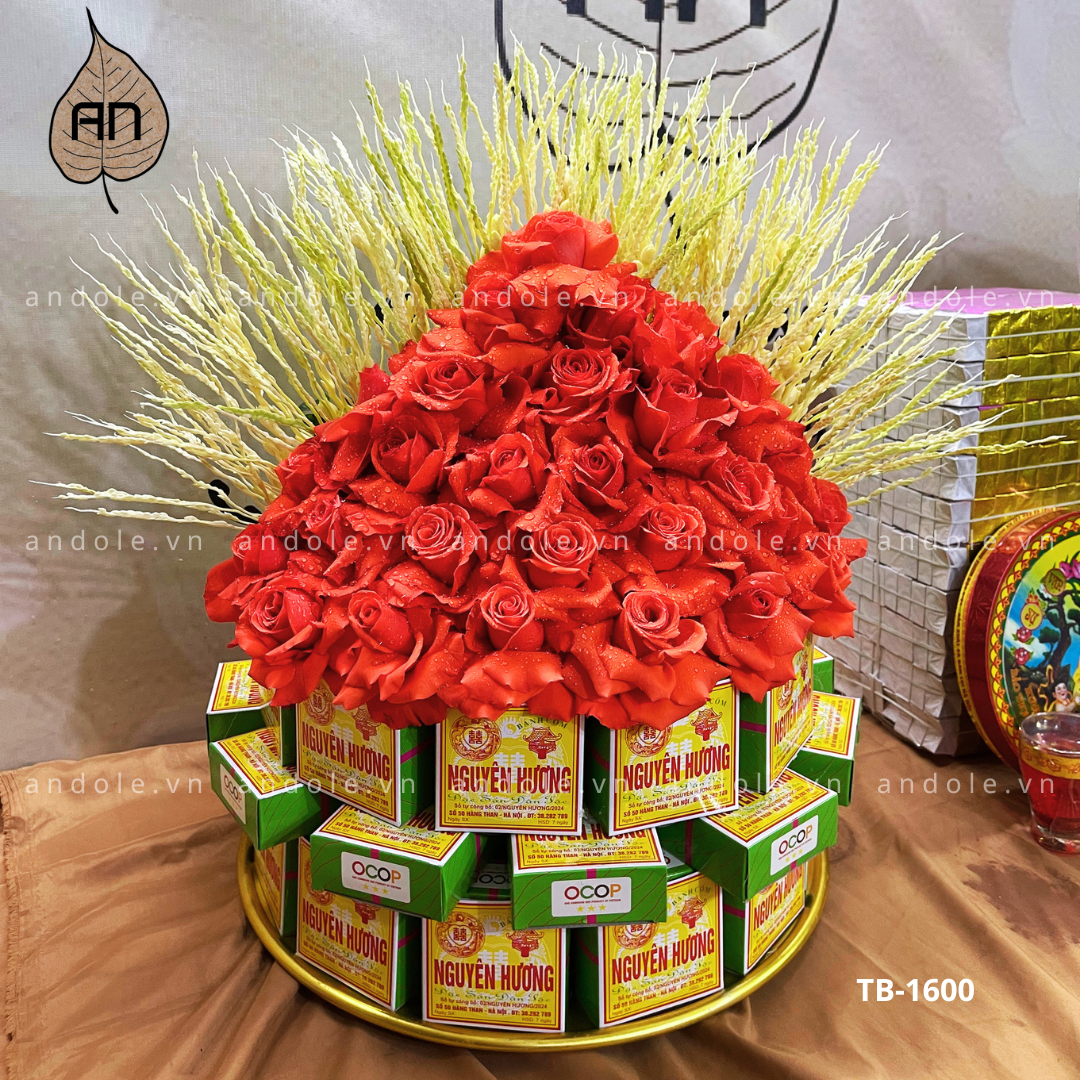 Tháp bánh cốm Quà Hà Nội - Mẫu 23