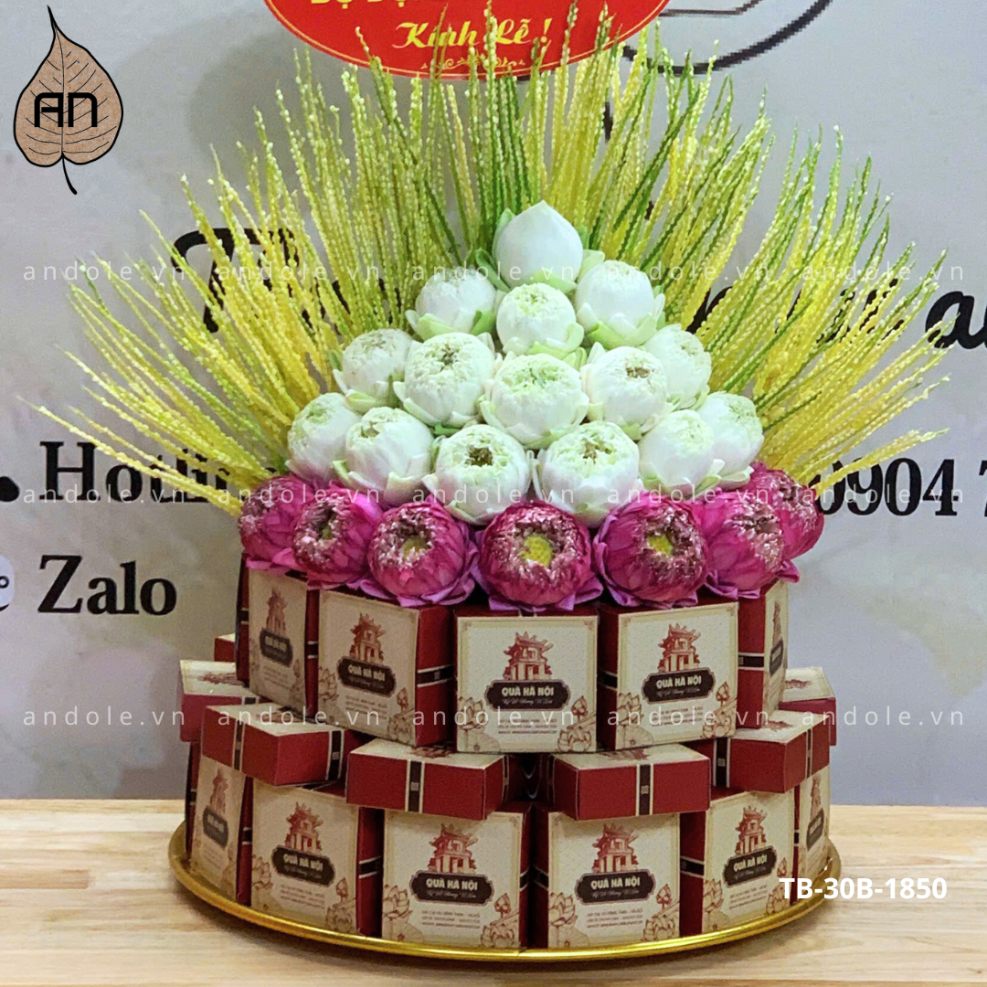 Tháp bánh cốm Quà Hà Nội - Mẫu 24