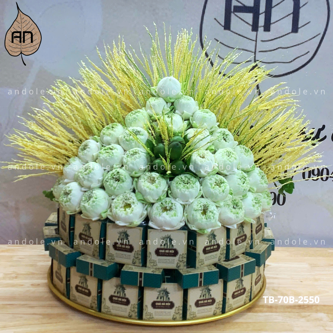 Tháp bánh cốm Quà Hà Nội - Mẫu 25
