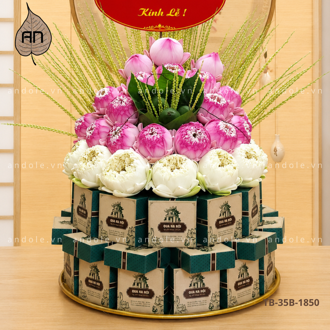 Tháp bánh cốm Quà Hà Nội - Mẫu 26