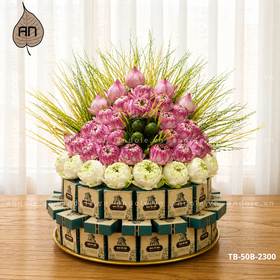 Tháp bánh cốm Quà Hà Nội - Mẫu 31