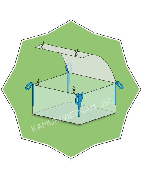 4 PANEL-FLAP-FLAT BOTTOM-CORNER LOOPS (4-F-F-C)