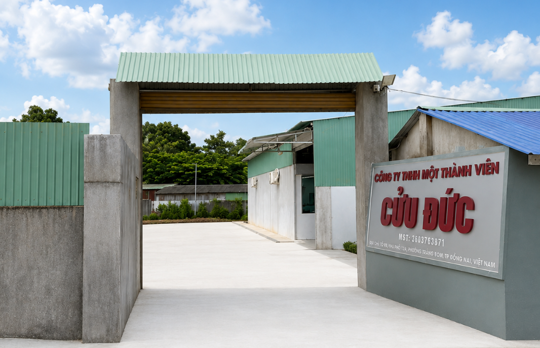 (DN Trảng Bom) CÔNG TY TNHH CỬU ĐỨC 玖德公司 (同奈)
