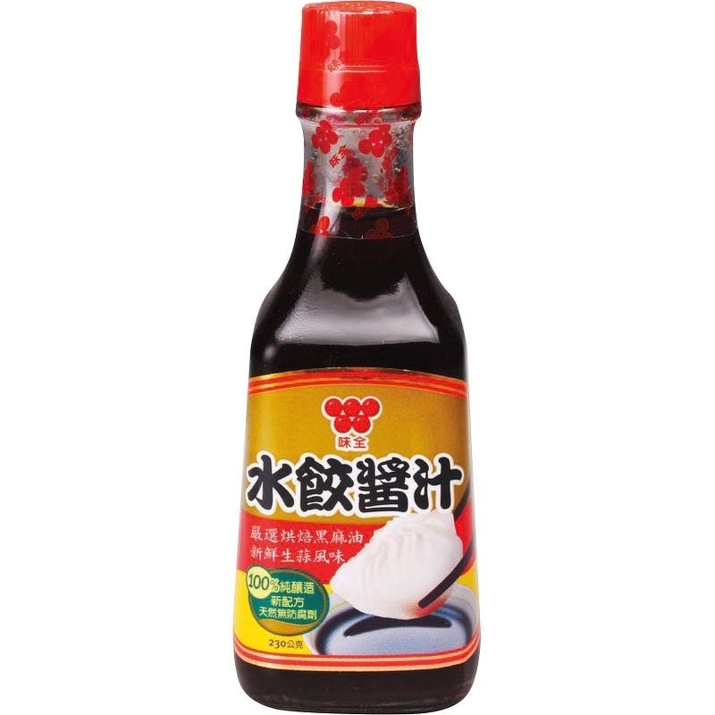  J508 Nước chấm sủi cảo 味全 水餃醬汁 230ml 