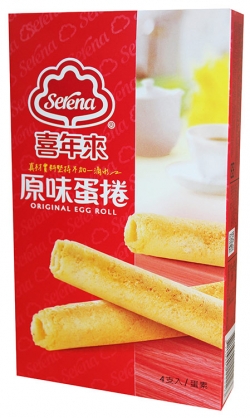 B460 Bánh cuộn vị trứng 喜年來 原味蛋捲 64g