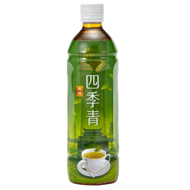 J293 Trà không đường tứ quý 波蜜 靠茶 無糖 四季青 580ml