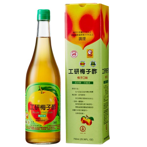  J617 Dấm xí muội 工研 梅子醋 750ml 