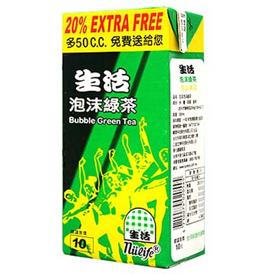  J790 Trà xanh  生活泡沫綠茶 300ml 