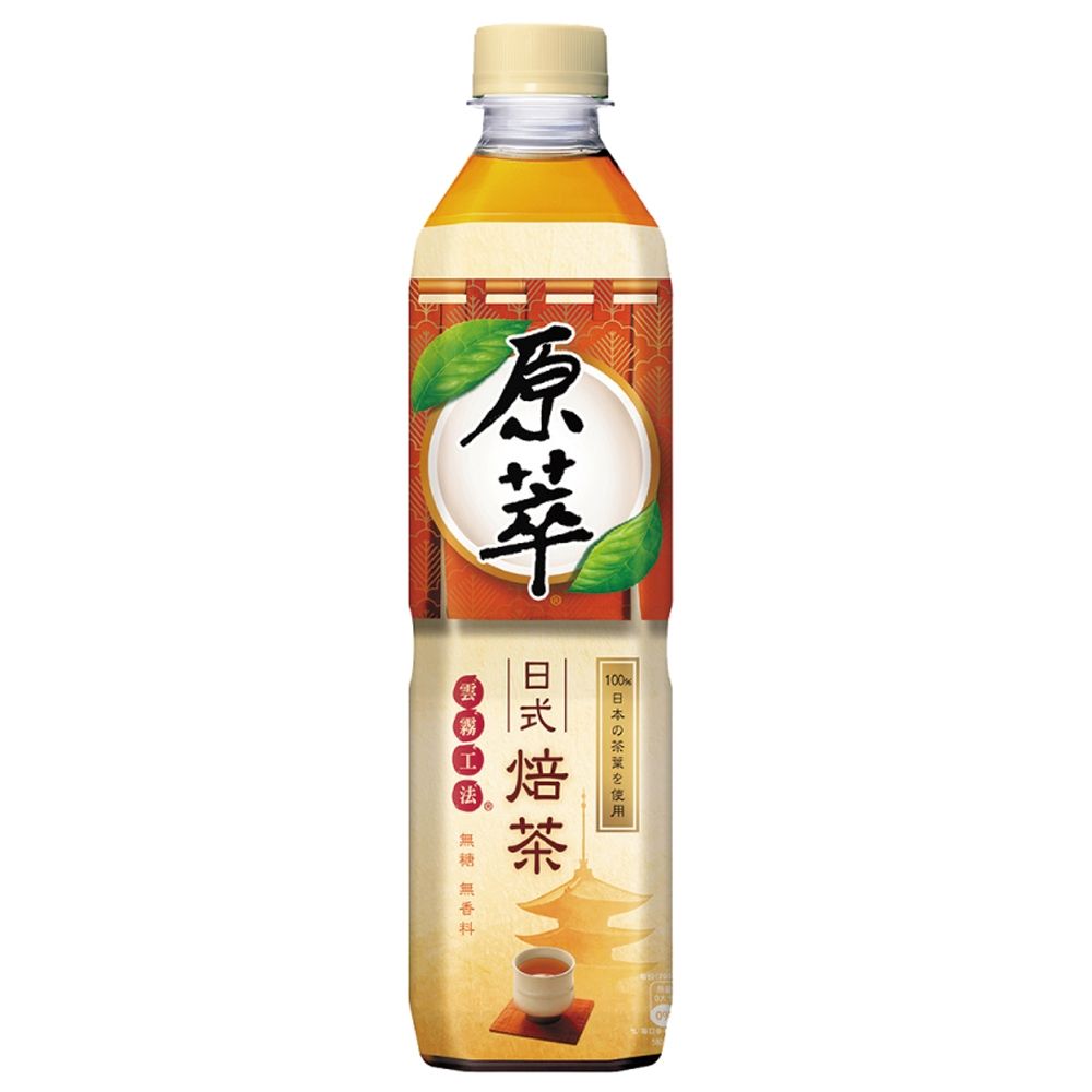  J776 Trà xanh Nhật bản không đường 原萃 日式焙茶(無糖) 580ml 