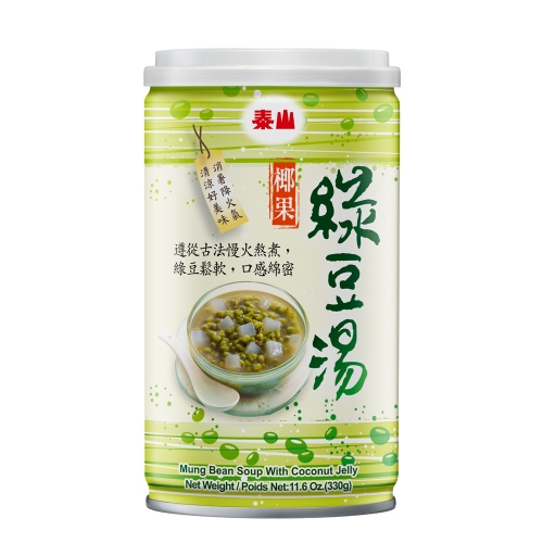  B569 Canh đậu xanh 泰山 椰果緑豆湯 330g 