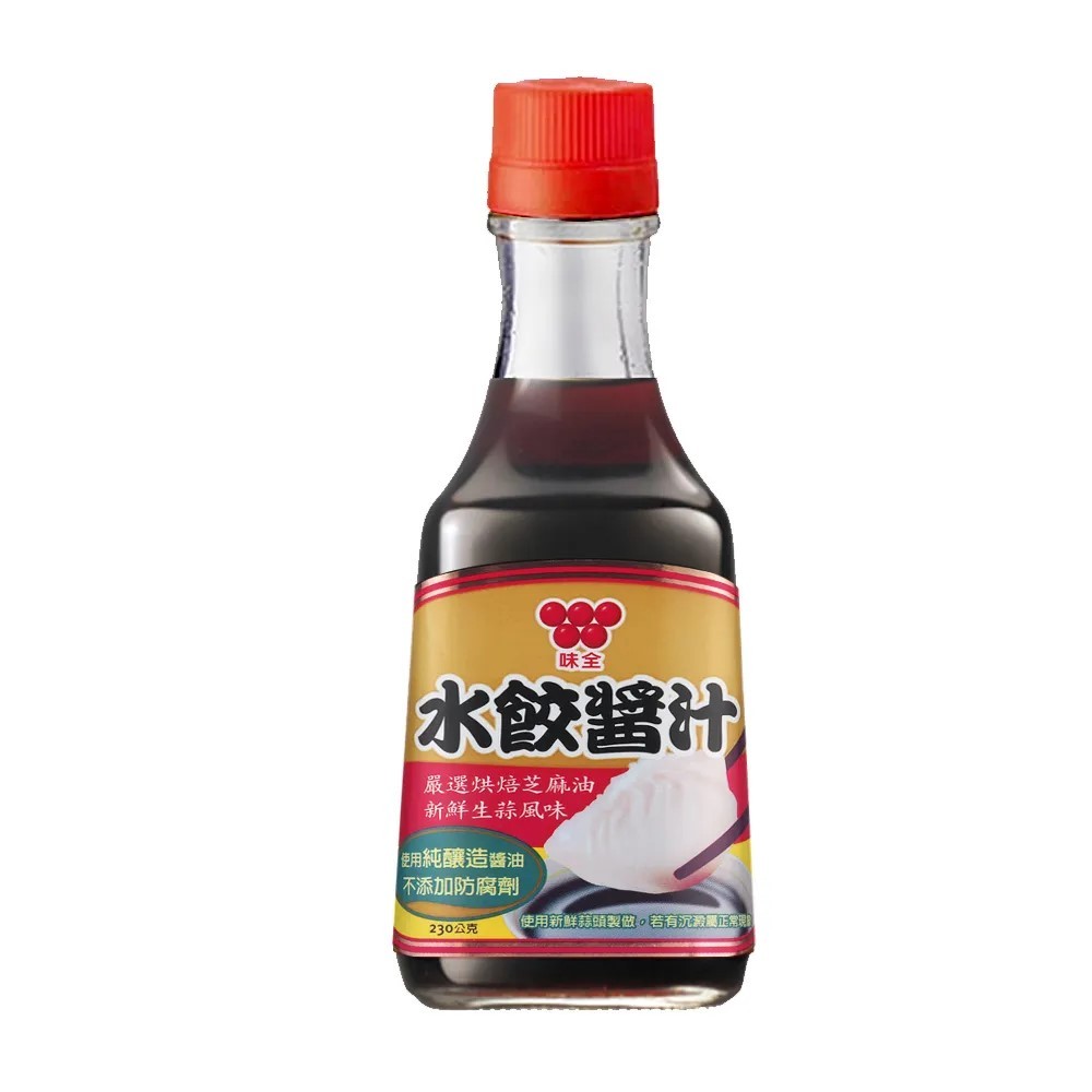  J508 Nước chấm sủi cảo 味全 水餃醬汁 230ml 