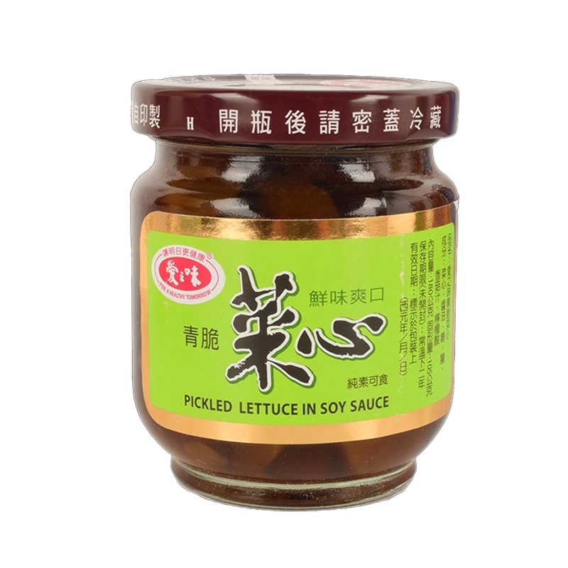  J119 Cải giòn Vị Toàn 愛之味 菜心 180g 