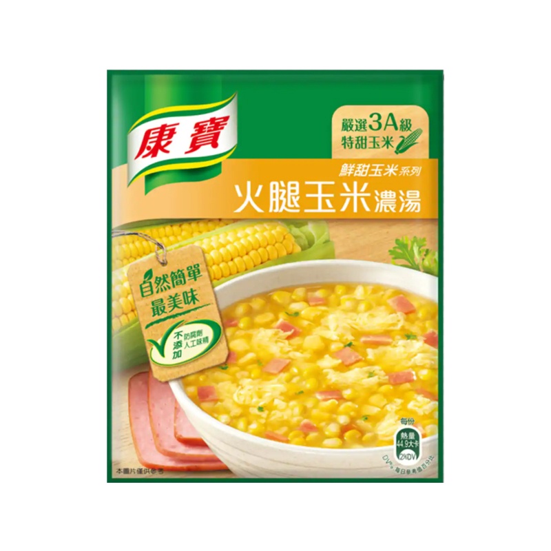 B303 Súp bắp jăm-bông 康寶 火腿玉米濃湯 49.7g